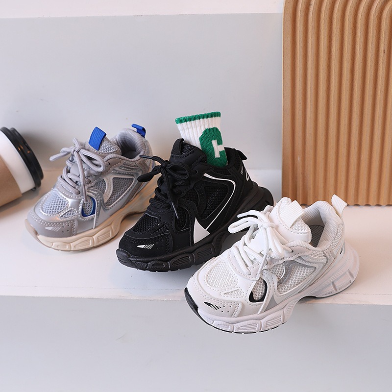 Kids Sneakers Casual Toddler Shoes Sport Mesh Running Children Youth Skateboarding Shoes Summer Boys Clunky Sneaker Girls Kid shoe size 26-36 201-image-956942234