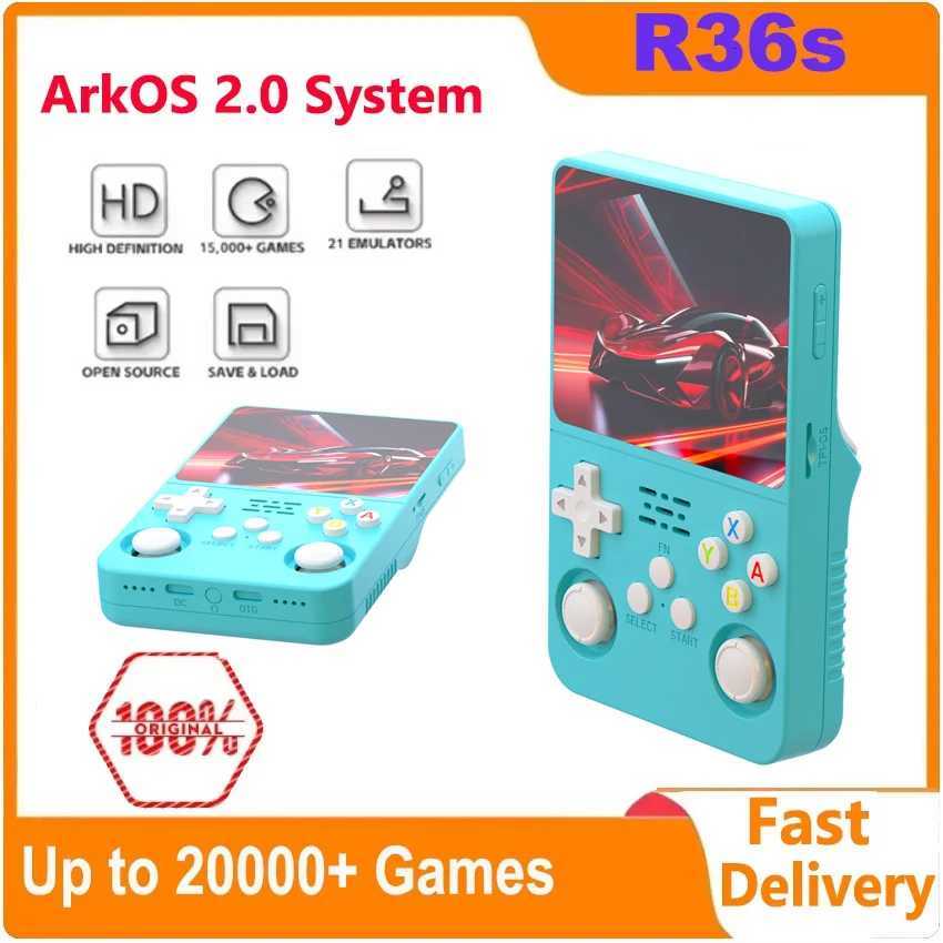 New R36S Retro Handheld Video Game Console Linux System 35 Inch IPS Sn Portable Pocket Video Player 64GB 128G Games Gift H251119-image-1085261078