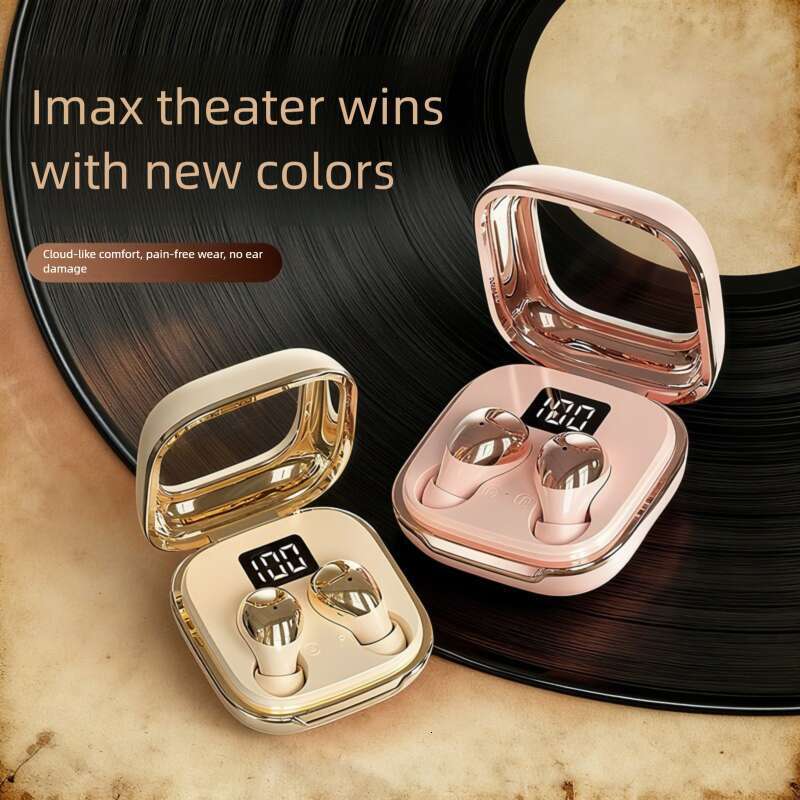 Brand Designer Niche New Pea-Style Bluetooth Long Battery Life Headphones & Earphones In-Ear Sleep Comfortable Painless Wireless Headphones-image-1085290885