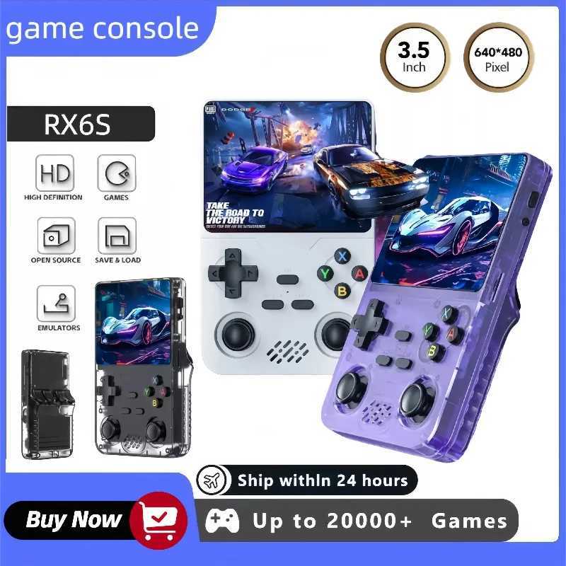 RX6S Retro Handheld Game Console 35Inch IPS Sn 256GB Large Memory Built in 15000 Games 640480 High-resolution H251119-image-1085261746