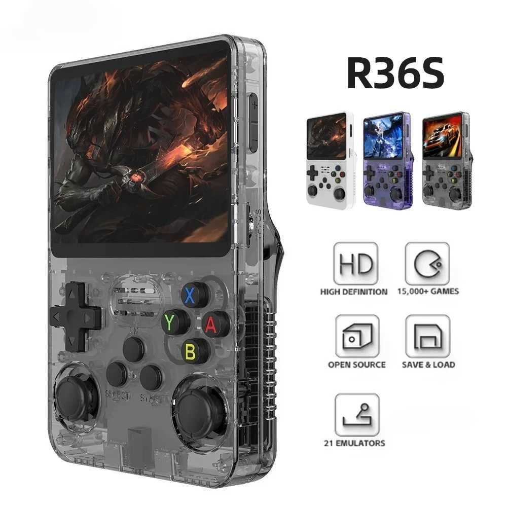 128G R36S Retro Handheld Video Game Console 64GB Linux System 35 Inch IPS Sn R35s Pro Portable Pocket Video Player Games H251119-image-1085261533
