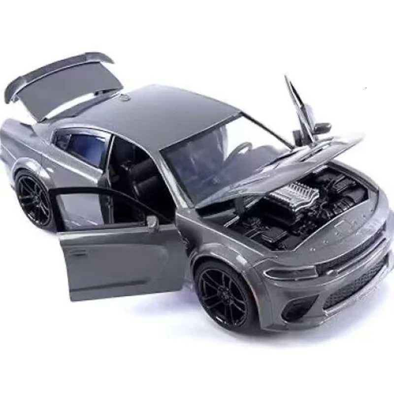 Diecast Model 1 24 Challenger Charge SRT Hellcat Alloy Sports Car Model Diecast Metal Toy Race Vehicle Car Model Simation Childrens Toy Gift C251-image-1085180183