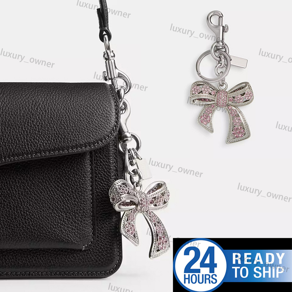 Luxury Keychain Fashion Glamour Womens Cherry Bag Charm Designer Leather Trim Crisp Style bag chain Keychains Pendant