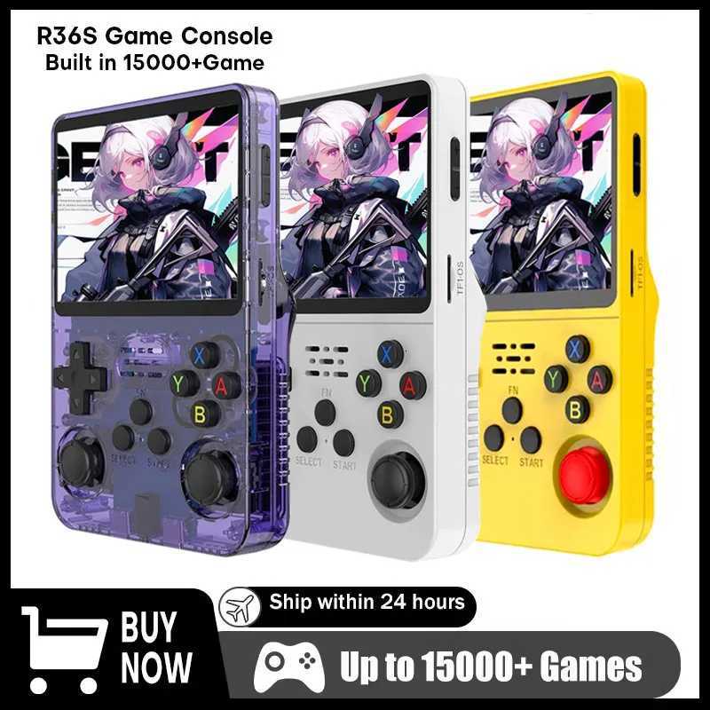 AISLPC R36S Retro Handheld Game Console Open Source Linux System 35 IPS Sn 18000Game 64/128G Portable Pocket Video Player H251119-image-1085261507
