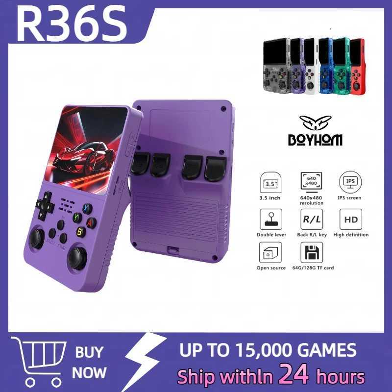 R36S Retro Handheld Video Game Console Linux System 35 Inch IPS Sn Portable Pocket Video Player 64GB/128G Games H251119-image-1085261103