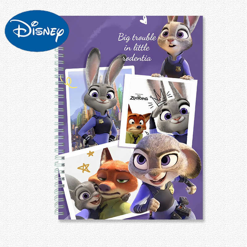 Disney Zootopia Judy Nick B5 Ring Binder Grid Lined A5 Grid Lined Notebook A6 Notebook Hardcover H251119-image-1085213821