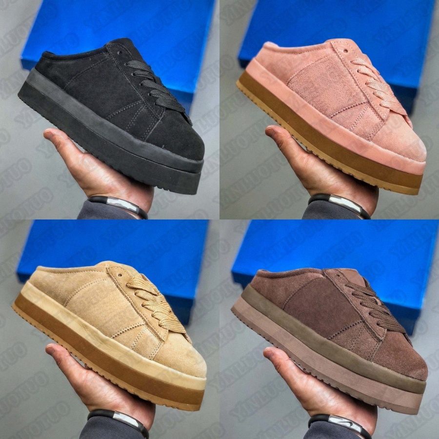 campuses 00s designer slippers slides sliders 00 slipper slide black pink brown khaki mens womensbryj#-image-936311600