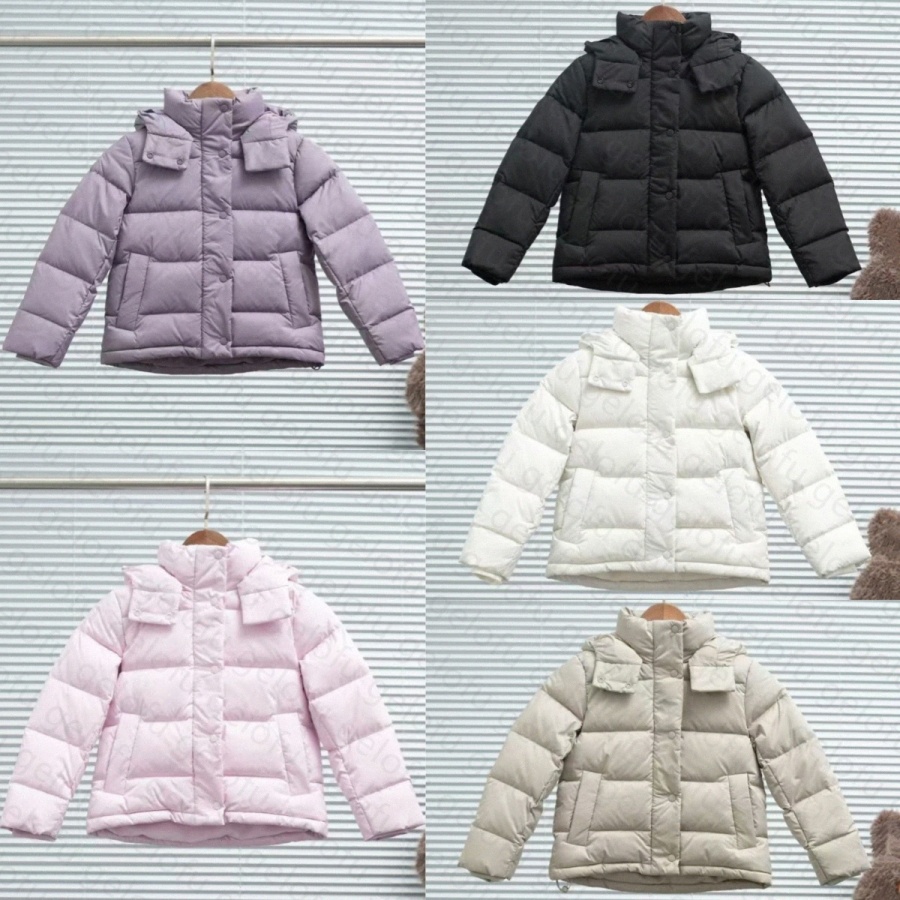 Kids Designer Down Coats Boys Girls Clothes Winter Toddlers Warm Jakets Children Clothing Black White Youth Parkas Hooded Luxury Brand Outwear Gr-image-1085215458