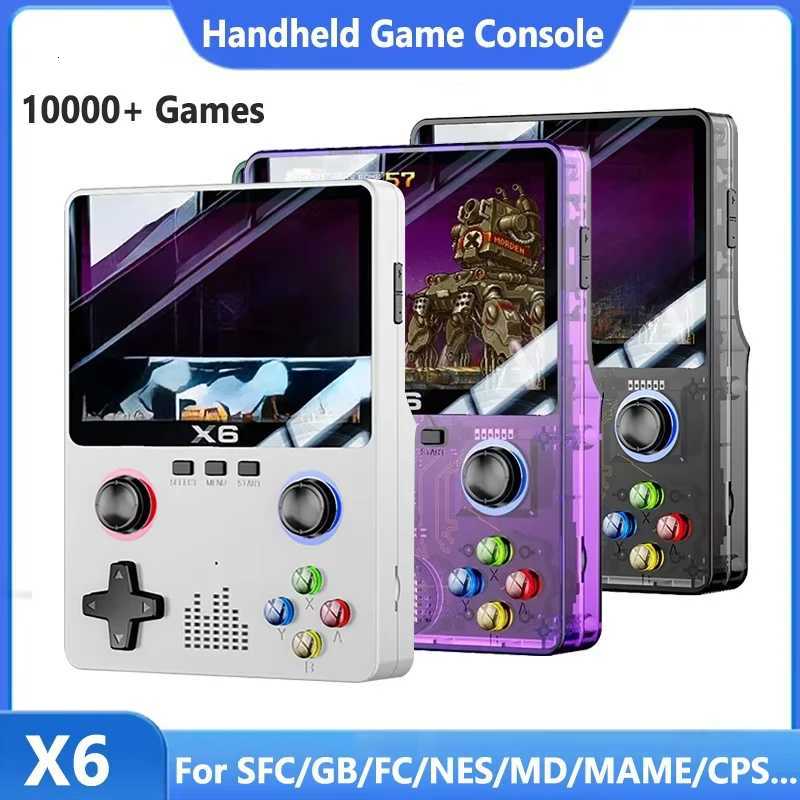 Retro Handheld Game Console 35Inch IPS Sn Dual 3D Joystick 11 Simators GBA Video Game Players 10000 Games for Kids Gifts H251119-image-1085259430
