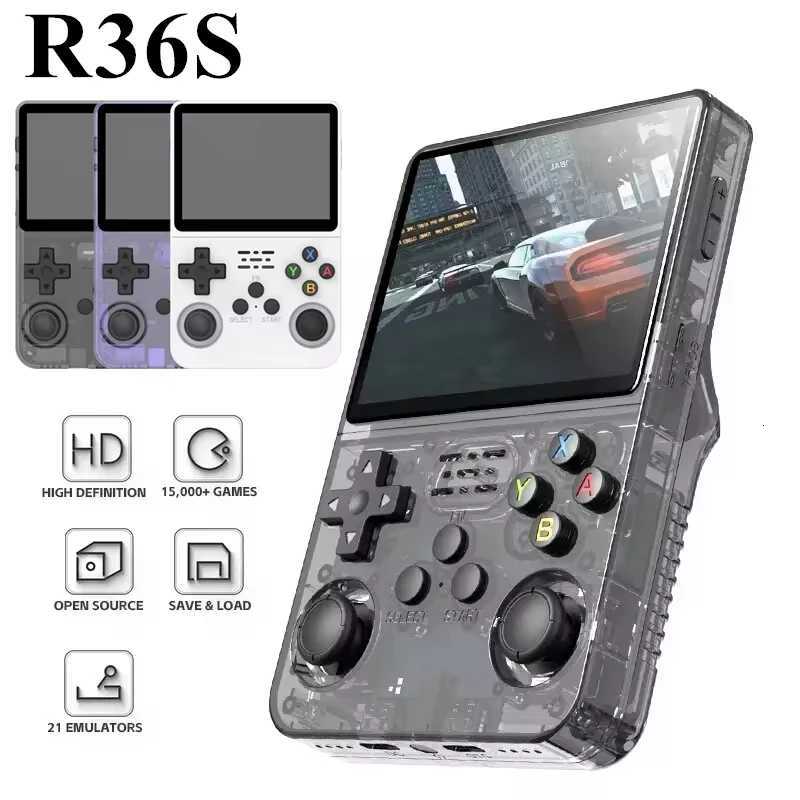 Open Source R36S Retro Handheld Video Game Console Linux System 35 Inch IPS Sn Portable Pocket Video Player R35S 64GB Games H251119-image-1085260422