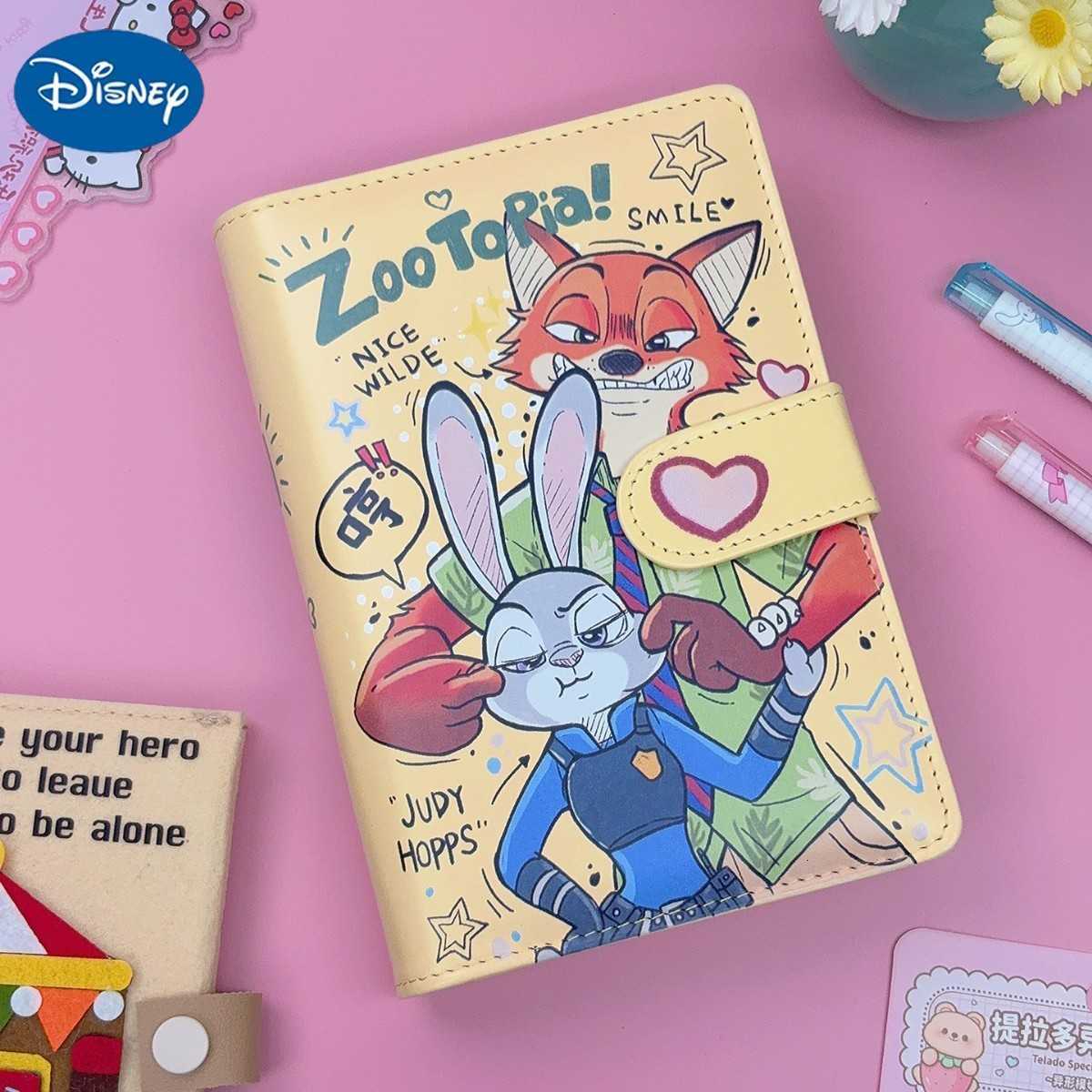 Disney Crayon Shin-chan A6 Loose-leaf Notebook Student High-Value Magnetic Soft Cover Planner Card Book Cute Notebook H251119-image-1085213992