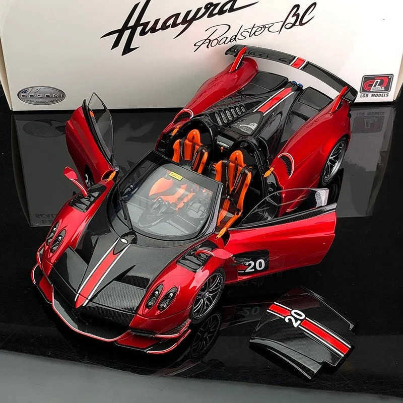1 18 Pagani Huayra BC Alloy Sports Model Diecast Metal Racing Car Vehicles Model Collection Sound Light Simation Kids Toy Gift C2511181-image-1085180192
