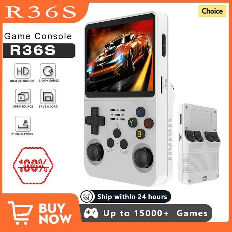 R36s new handheld game console open source Linux 35-inch IPS sn handheld 128GB video player Xmas Gift H251119-image-1085260595