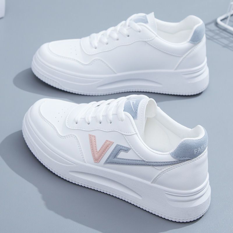 Free shipping designer 2025 summer White sneakers, women's versatile student girls' board shoes, Korean version casual sports shoes