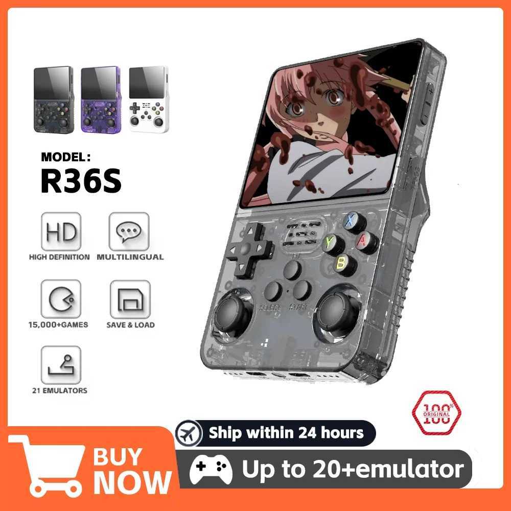 R36S Retro Handheld Video Game Console Linux System 35-inch IPS Sn Mini Portable Handheld Video Player 64GB 15000 Games H251119-image-1085260184