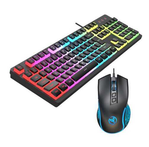 Keyboard Mouse Combos Wireless Gaming Keyboard And Mouse Combo LED Backlit Rechargeable 2000mAh Battery Mechanical Keyboard Mice For Gaming Busin-image-999332539