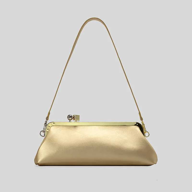handbag Fashion Long Clutch Bag for Women Luxury Designer Kiss Lock Women Shoulder Bags Elegant Party Purses Trend Underarm Bag 5b