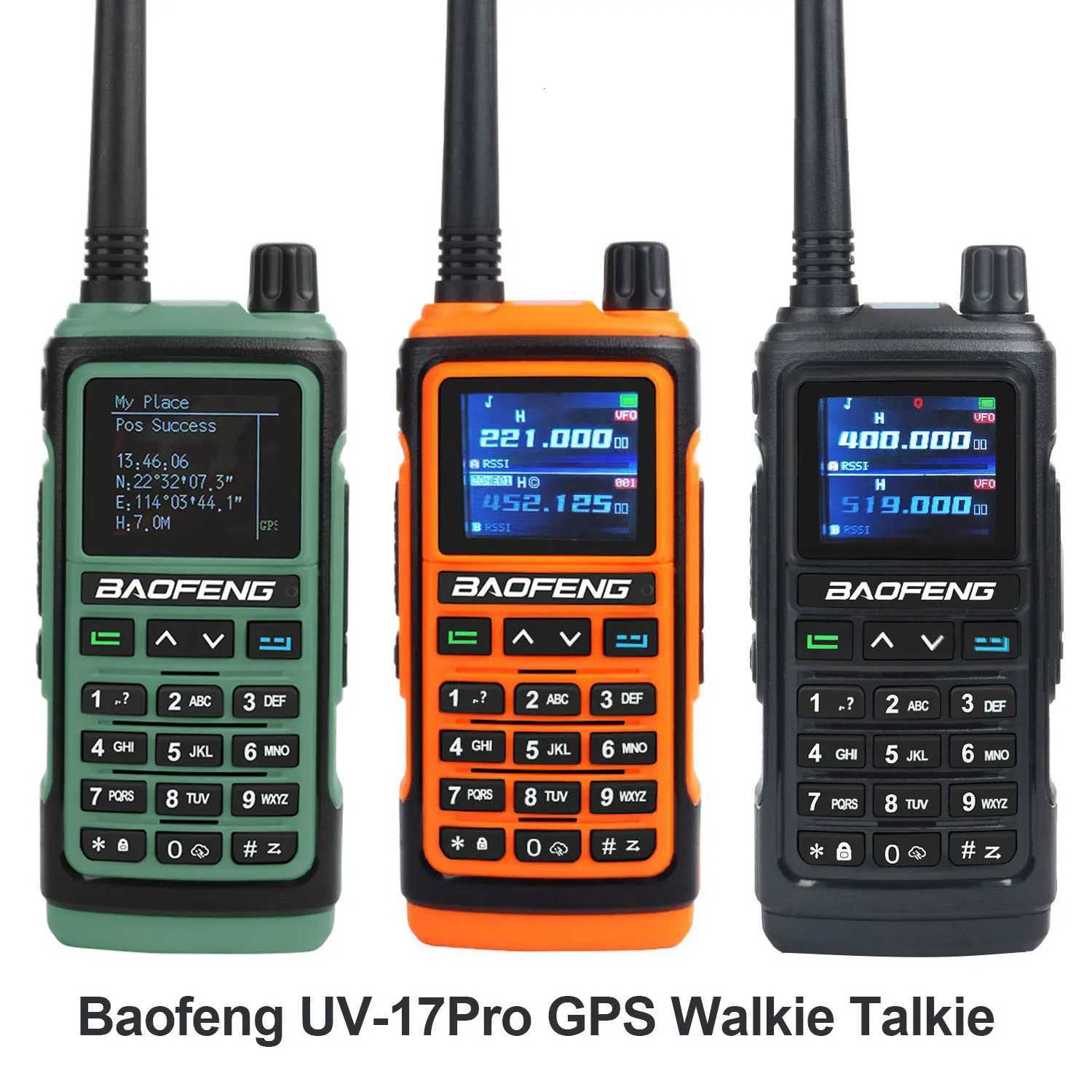 Baofeng UV-17Pro GPS Walkie Talkie 108-136MHz Air Band VHF UHF 200-260MHz 350-355MHz FM Ra Six Bands Freq Copy Waterproof C251120-image-1085439585