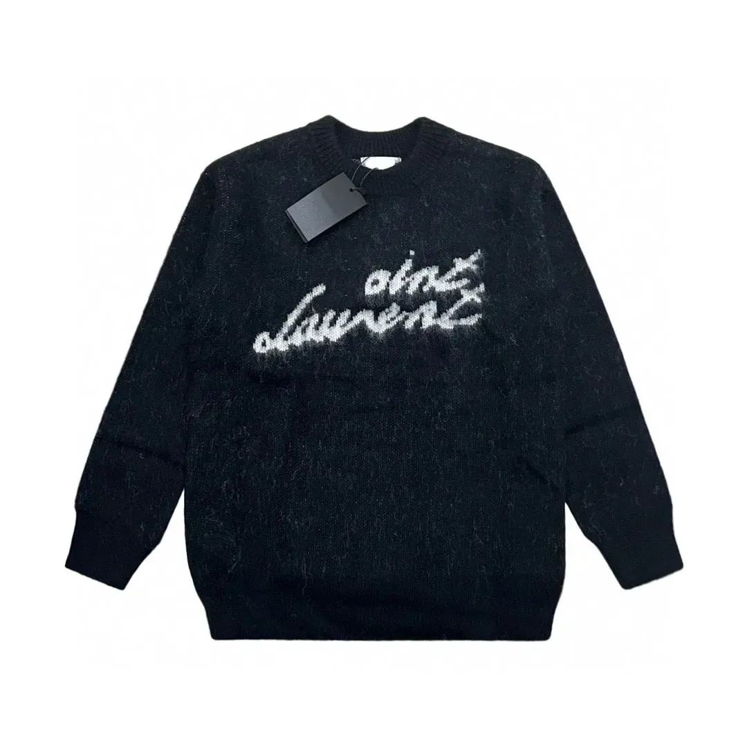 25 Top Hommes Lvs Pull Top Designer Luxe Casual Pull Lâche Alphabet Imprimer Pour Street Hommes et Femmes Pulls O Cou À Manches Longues Jumper