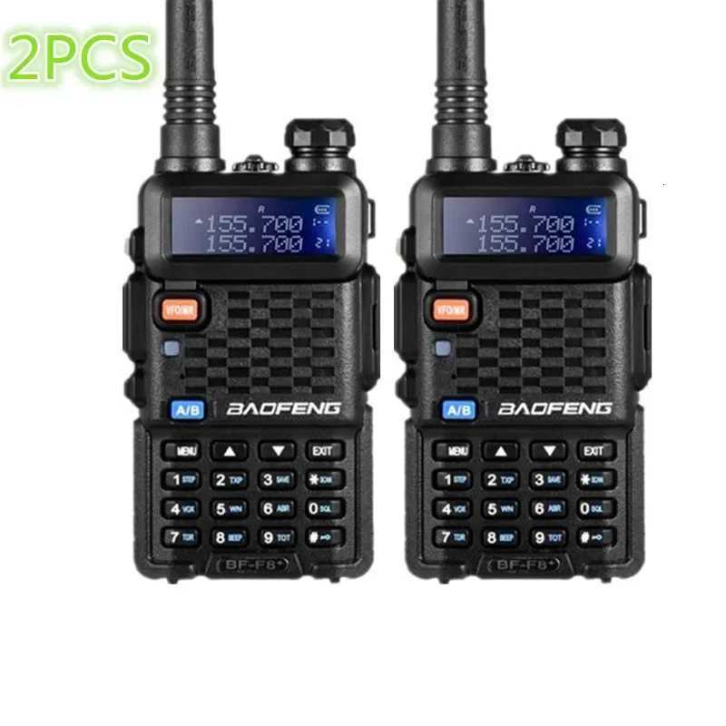 2PCS BaoFeng F8 Upgrade Walkie Talkie Dual Band Two Way Ra Outdoor Long Range VHF UHF Ham Transceiver C251120-image-1085440091