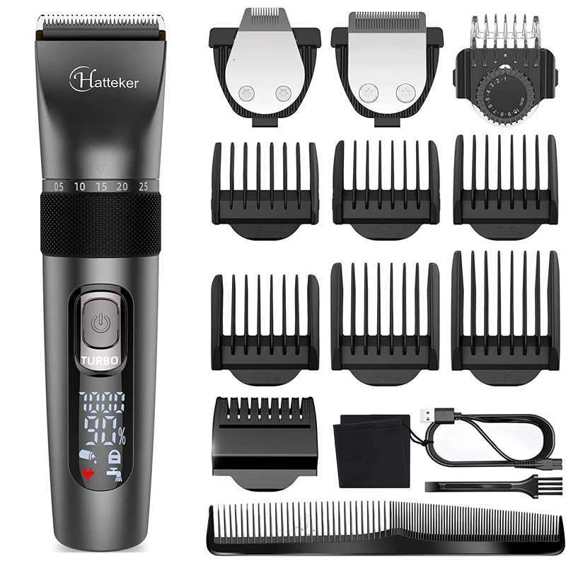 Professional Beard Hair Trimmer Adjustable Facial Body Hair Clipper Men Electric Haircut Machine Rechargeable Barber TrimerT251120-image-1085391781