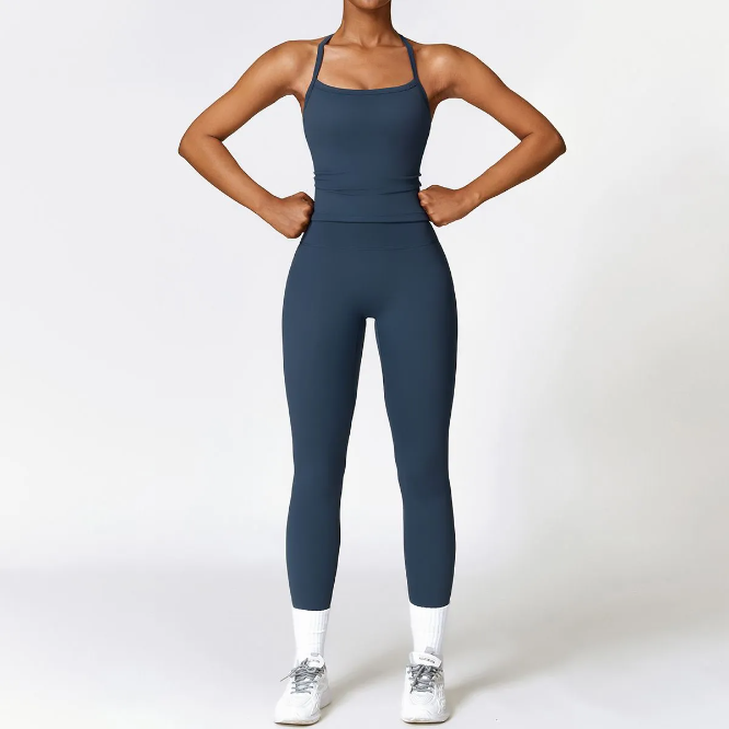 5a Yoga Pants Set designer sports bra High Impact Fitness Seamless Leggings Top Gym Wear Yoga Workout Vest Sets Pant sets workout set gym set leg-image-1085441445