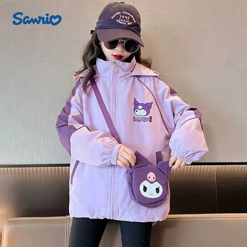 Sanrio Cute Assault Suit Children Clothes Girl Girls Clothes 2 to 8 Years Outerwear Coat Outdoor Coats Childrens Clothing Mother Kids H251120-image-1085364888