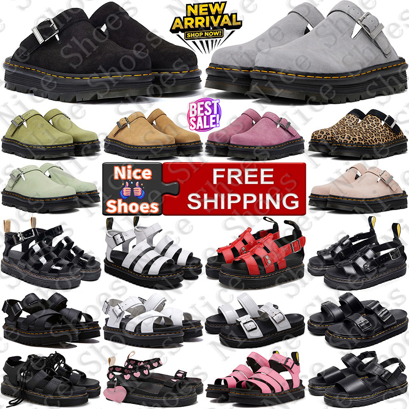 Livraison gratuite Designer DRS Docs Martin Martin Sandals Talons Chaussures Slides Clogs Markeen Martine Sandal Slippers Sliders Zebzag For Mens