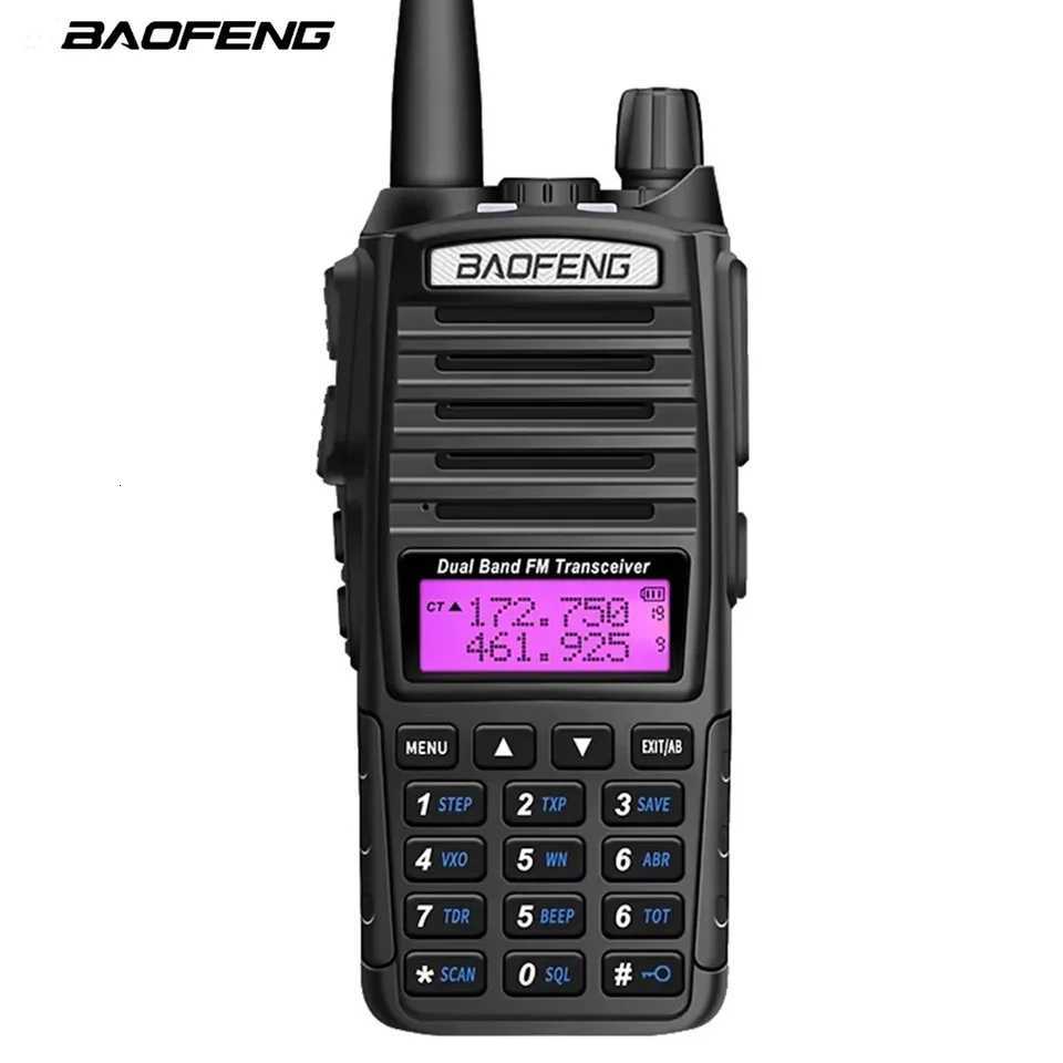 Baofeng UV 82 Walkie Talkie Real Ham Ra Cunicador Dual PTT Long Range 2 Way Portable FM Amateur Ra Station C251120-image-1085439717