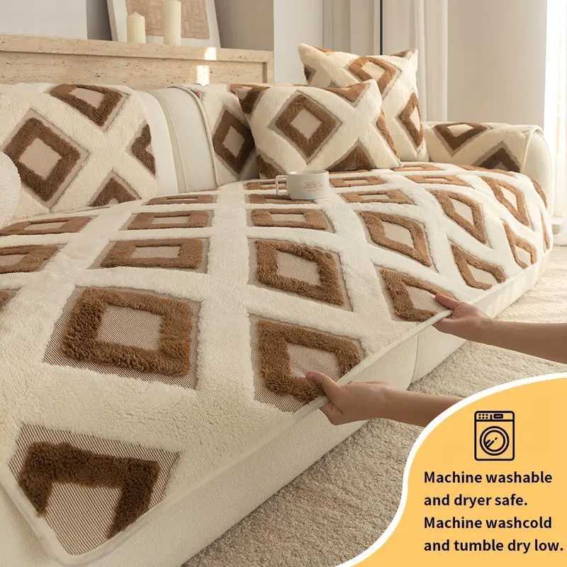 1PC-Shu Mianrong sofa cushion anti slip washable warm sofa cushion sofa decoration furniture protection C251121-image-1085579893