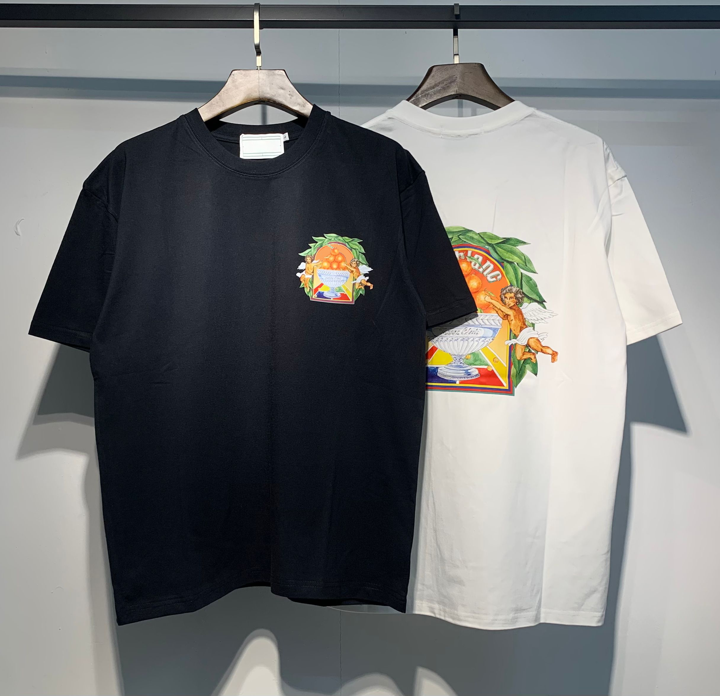 5A Limited Edition T Shirts Fashion Designer Men T Shirt Summers Crew Neck Quick Dry Apparel Tops Chest Letter Shirt travel Vacation Couple Street S