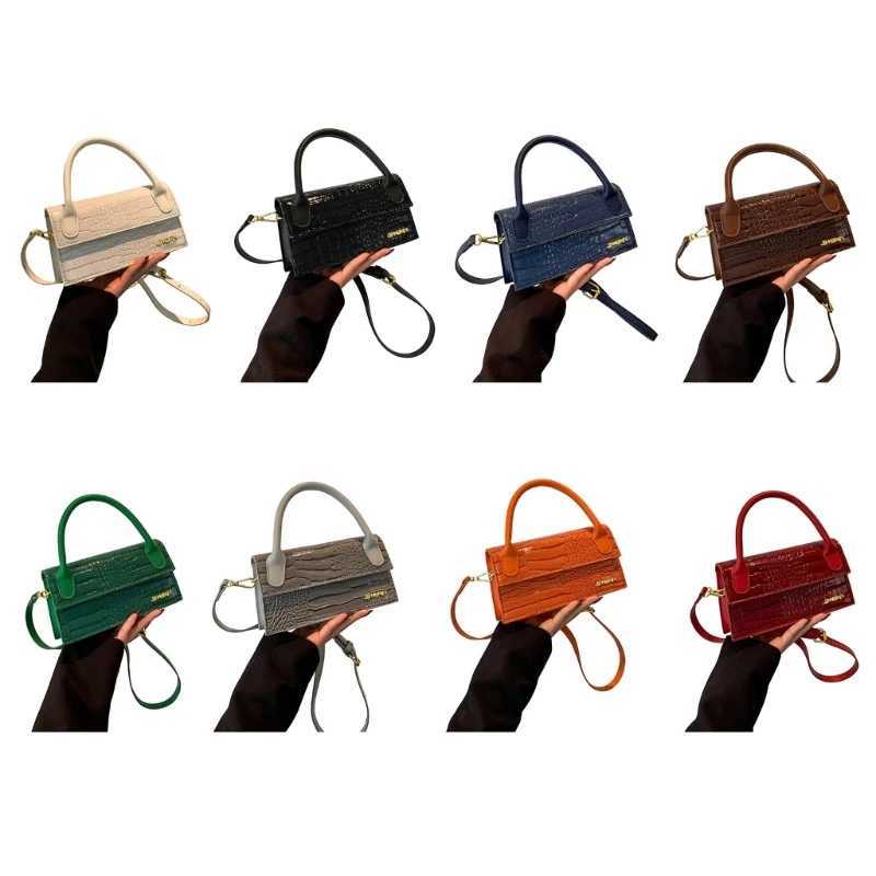 2023 Shoulder Circumcision Leather Stone Texture Bag Womens Retro HandbagXJ250420