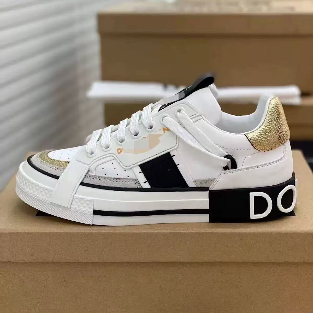 2025 New Designer for Men graffiti Portofino Sneakers Shoe Calfskin Nappa Outdoor Trainers Mens Casual 393 vita cabana ly gabanaly chaussure Shoes o