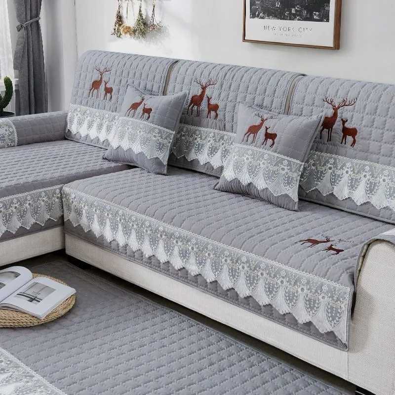 Four Season Corner Sofa Cushion Plaid Non-slip Sofa Cover Protector Chaise Couch Cover 1/2/3/4-seater Sof Towel for Living Room C251121-image-1085579920