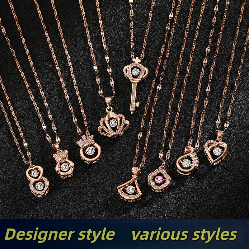 Niche de luxe INS chaîne de clavicule minimaliste chaîne de moissanite collier de créateur collier de créateur pour femme chaîne de diamant bijou