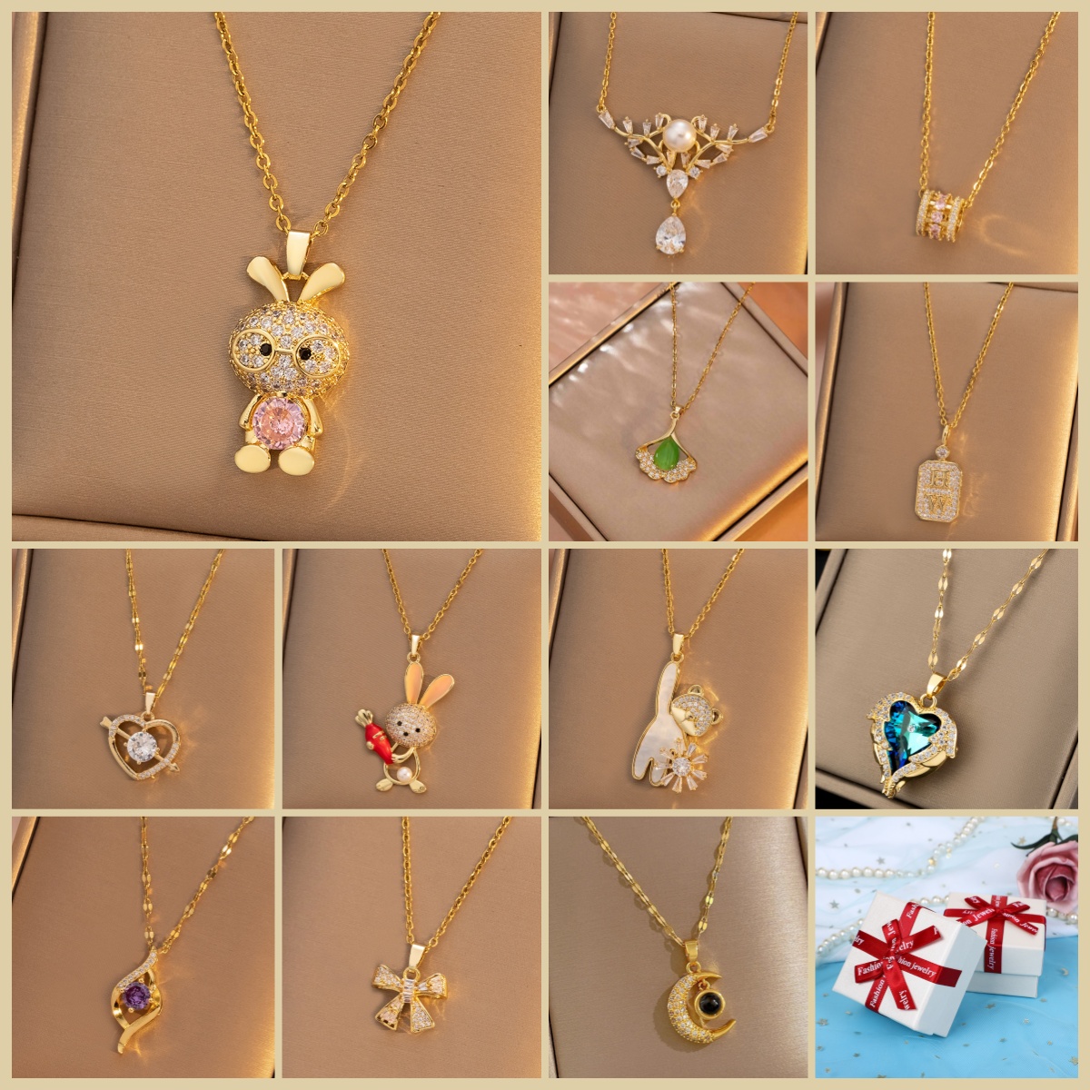 2025 Necklace light luxury niche design versatile moissanite chain designer necklace designer necklace for woman diamond chain luxury jewelry wom