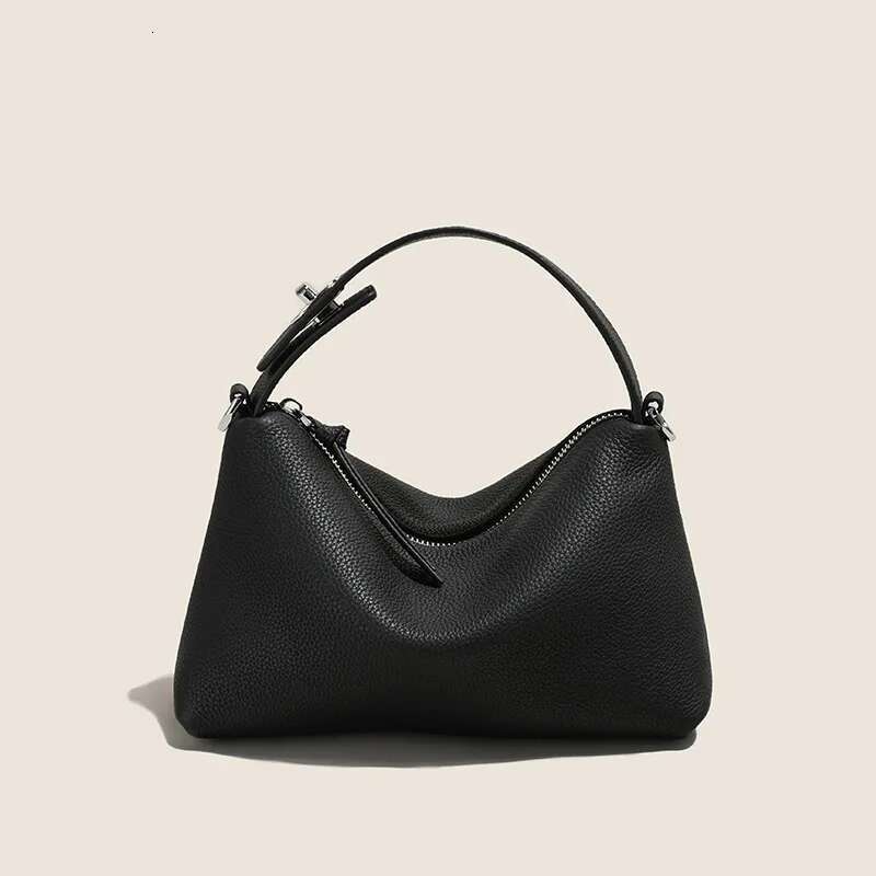 New Fashion Natural T Genuine Leather Women Shoulder Handbag Lichee Cowhide Female Crossbody Bag Ladies Purse Handle Tote01