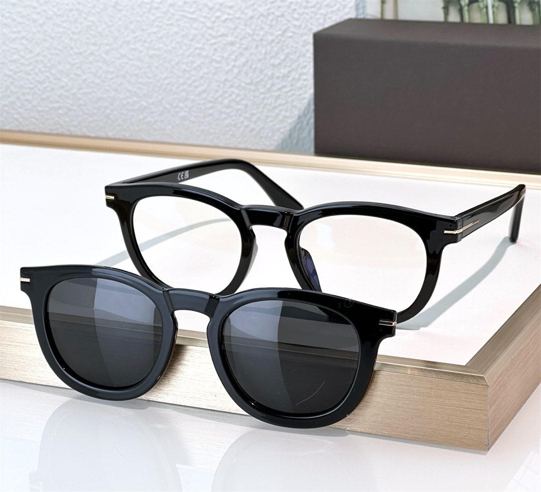 Fashion classic designer mens sunglasses 5993 vintage trend round shape Clip-on glasses summer avant-garde leisure style Anti-Ultraviolet Come with