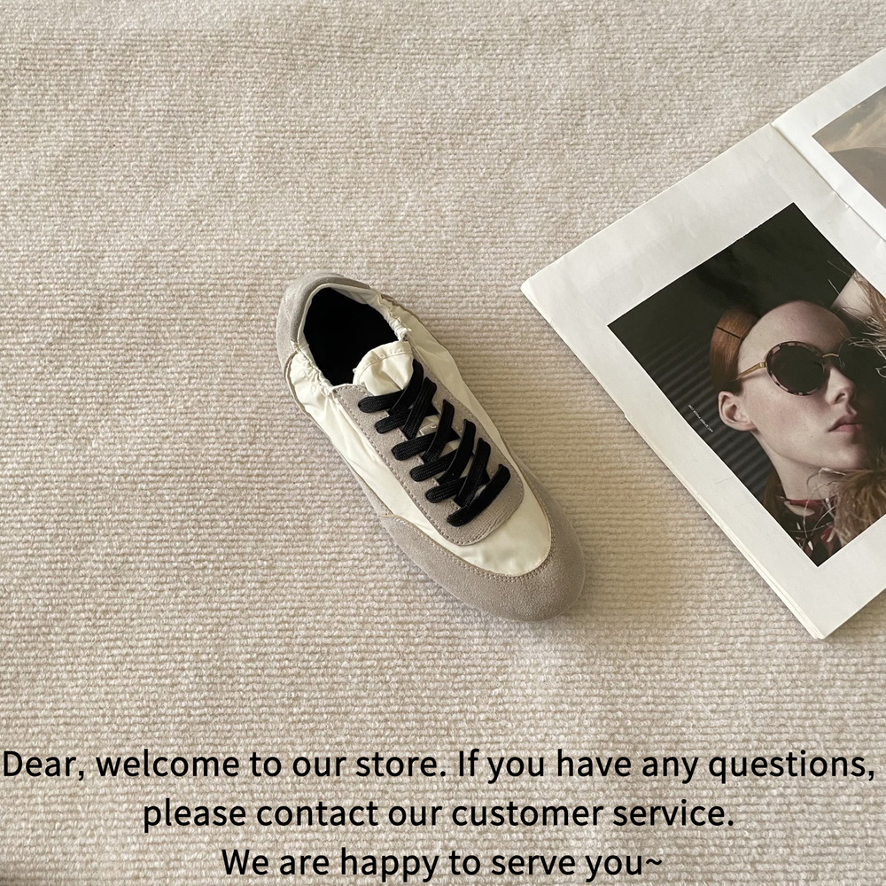 Popular Christmas Gift Trendy Women s Luxury Shoes Fashion New Winter Luxury Solid Color Lace Round Toe Casual luxury Designer Flat Shoes