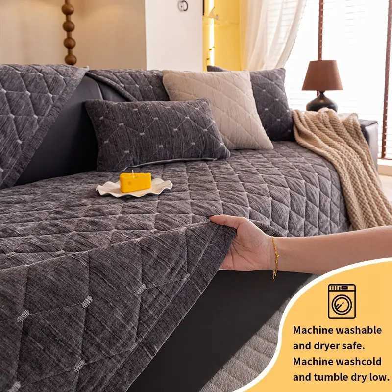 1PC-Four season universal sofa cushion with a light luxury and high-end feel anti slip autumn and winter sofa cushion C251121-image-1085582535