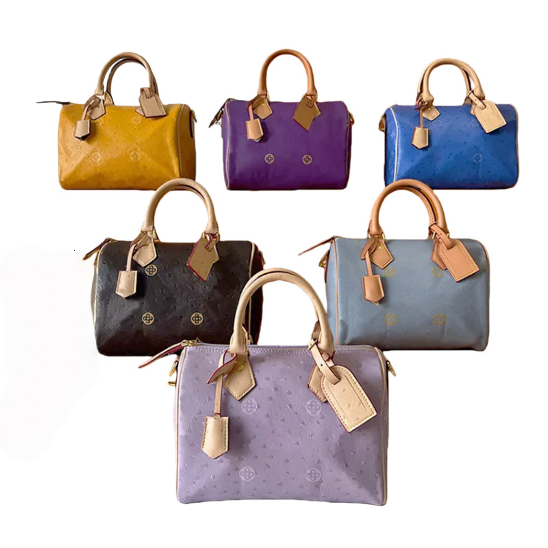 Designer handbag Ostrich skin Shoulder High quality Designer Bags For Women&men Handbags Designer Wallet Cross body Bag-image-1085591230