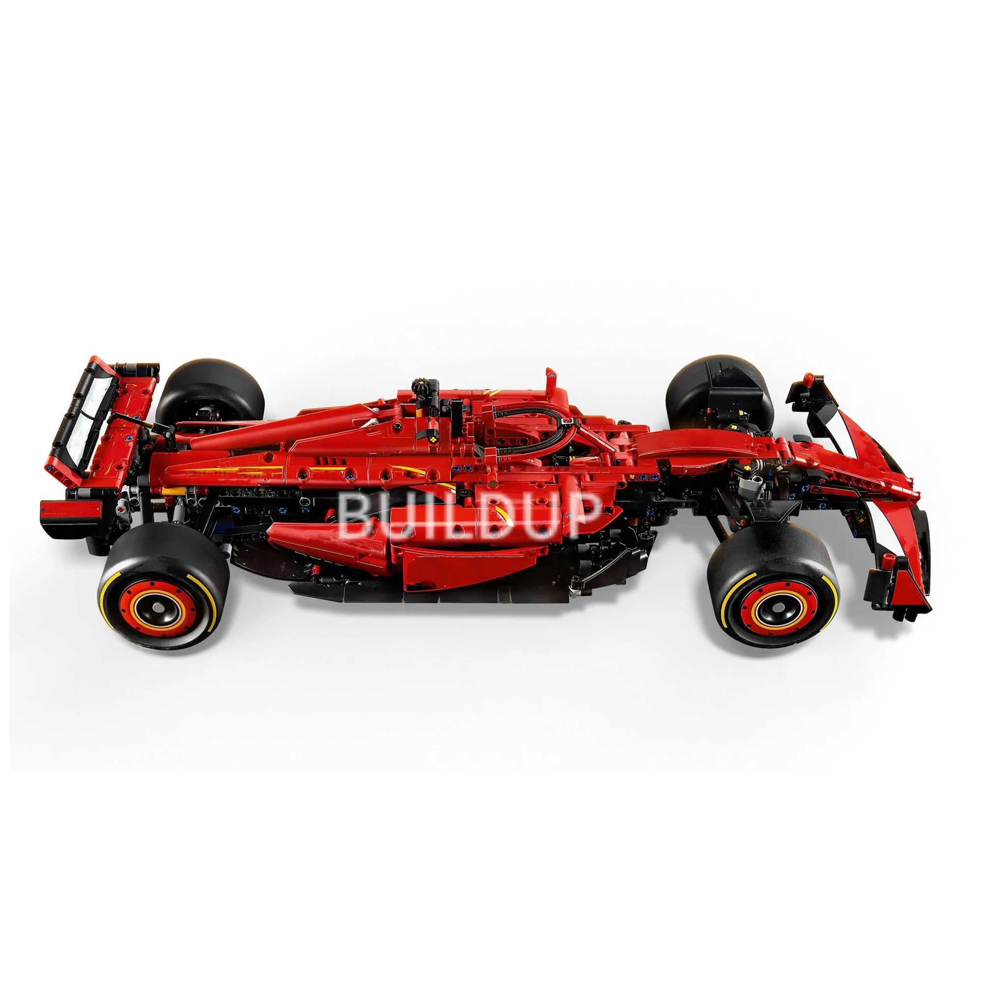 Blue and red racing cars building block model kit detachable home toy decoration gift 42206 42207 safe and non-toxic C250420-image-1054351090