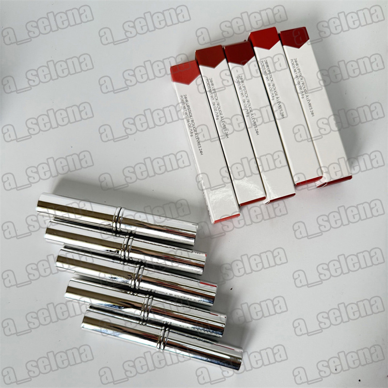 5 Color Lip Makeup Retro Matte Lipstick Rouge A Levres 24H Lipstick Pen 1.8g-image-406632639
