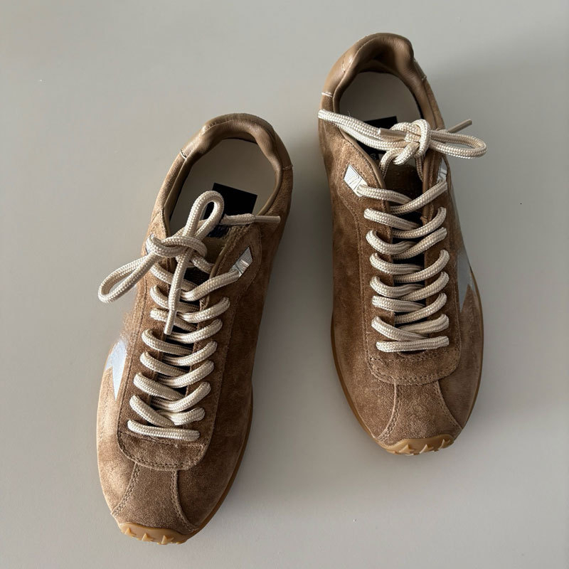 Christmas Gift Retro Luxury Vintage Shoes Leather Casual Style German Training Shoes Lace luxury Panther Print Trendy Designer Versatile Fashion Cou