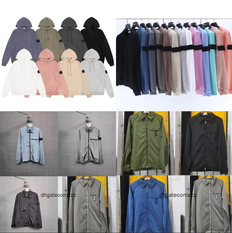 designer mens hoodie jumper zipup hoodie stones sweatshirt womens hoodies hooded cross badge armband letter sign Long Sleeve Sweater Pullover compas