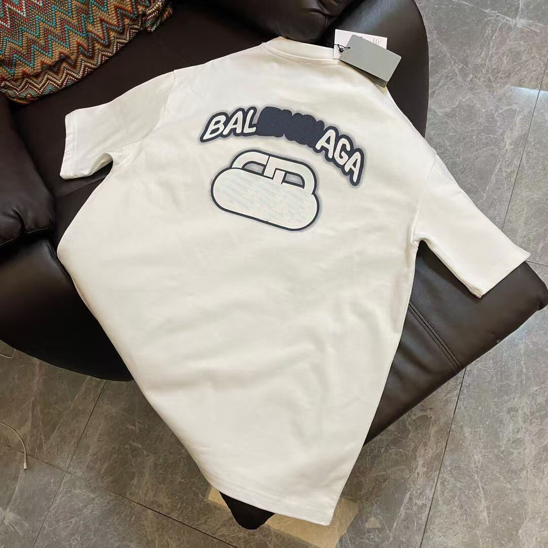 Summer new high-quality fashion designer luxury fashion men's and women's casual cotton T-shirt fashion letters T-shirt short sleeve me