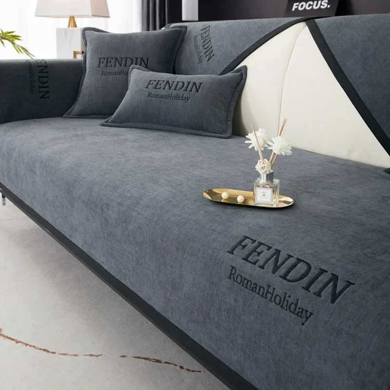 Non-slip Chenille Sofa Mat Luxury Sofas Cover For Living Room Washable Corner Couch Cushion Seat Pad Towel Home Protection Case C251121-image-1085580487