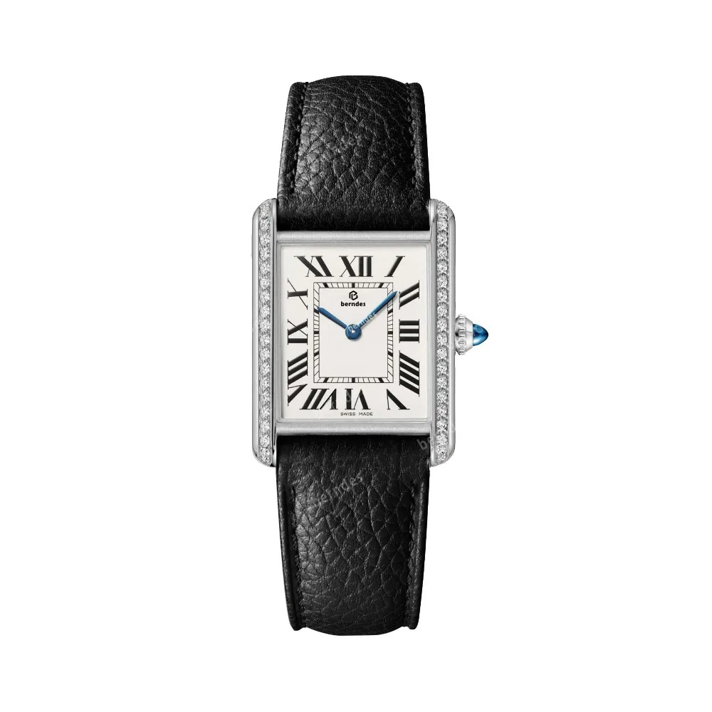 U1 Top-grade AAA Watch Geometric Rectangle Tanks Watches Senior Must Francaise Series Solo Watches Quartz Female Leather Sapphire Ultra Thin Lady Wr