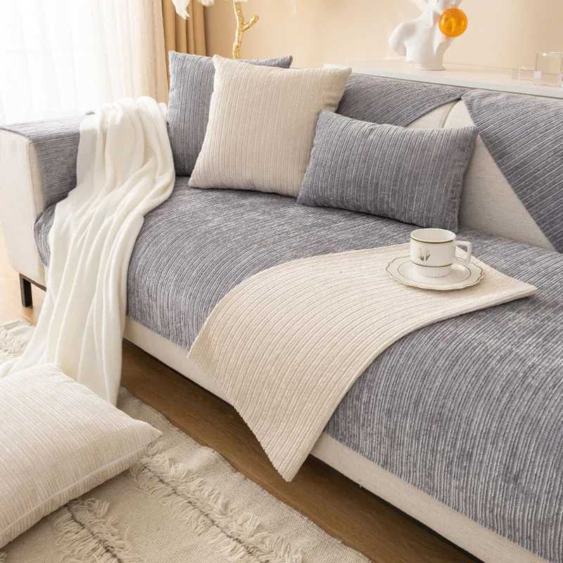 Luxury Chenier Sofa Cushion for Living Room High-End Anti-Slip All-Season Sofa Cover Anti Scratch Anti-Wear Furniture Protector C251121-image-1085580967