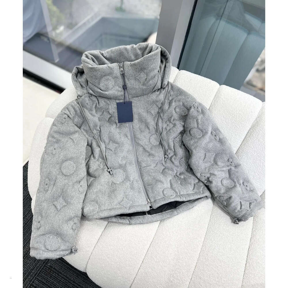 L Jacket Fashion Mens Black Parka Jackets Women Winter Down Jacket Designer Man Classic Reversible Down Coat Woman Woolen Letter Pattern Coats 1E8 T